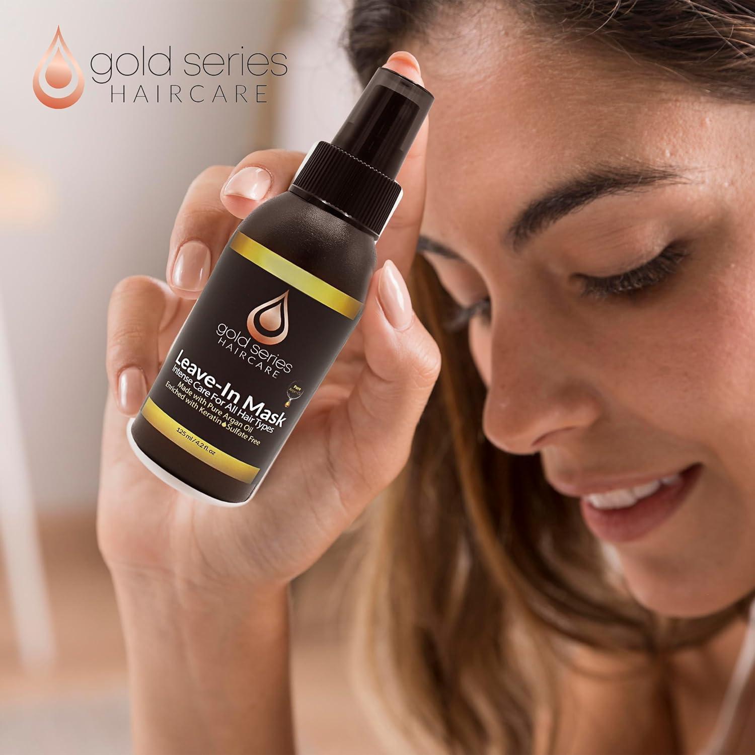 Máscara Capilar Sin Enjuague Moroccan Gold 124 ml - Aceite de Argán