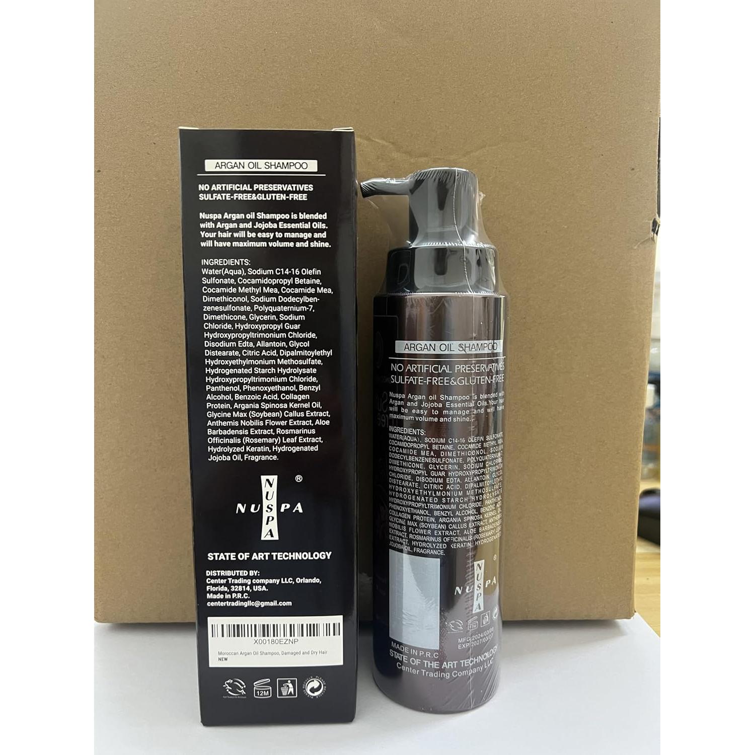 Champú Hidratante de Aceite de Argán Bingo - 396g - Libre de Sulfatos