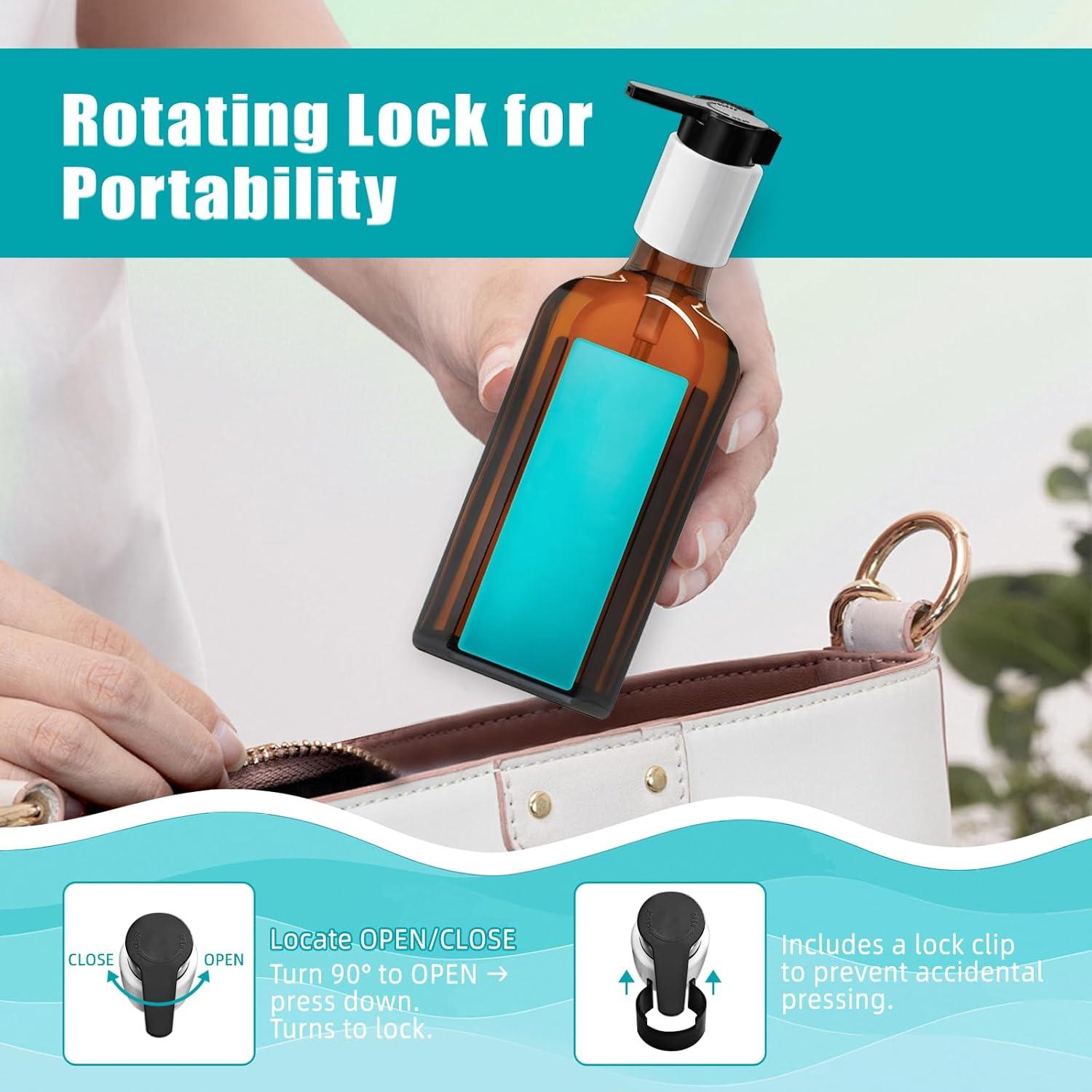 Cabezal de Bomba Reemplazo LSAUVWN 2PCS para Botellas 50.4-124.2ml