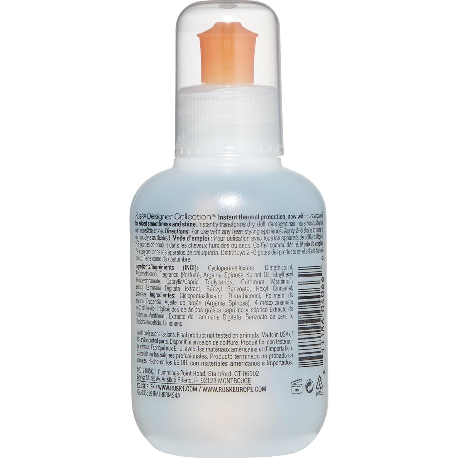 Suero Térmico RUSK con Aceite de Argán 119 g - Acondicionador