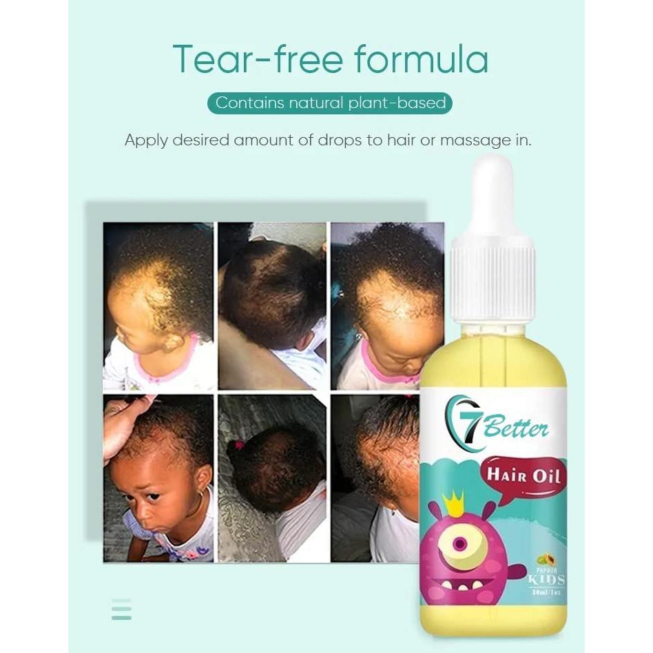 Suero Crecimiento Cabello Bebés 7better 81g Aceite Semilla Negra