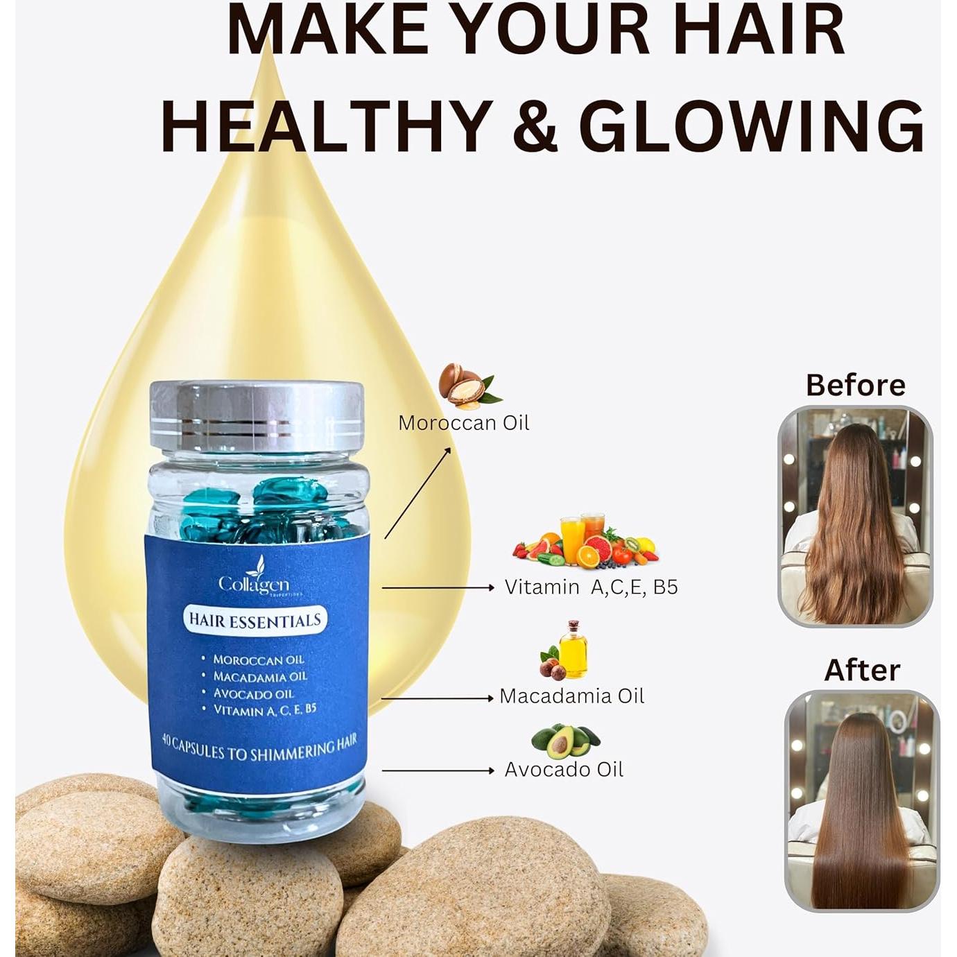 Aceite para Cabello Xi'an Heiner 40 Cápsulas 142 g Sin Enjuague