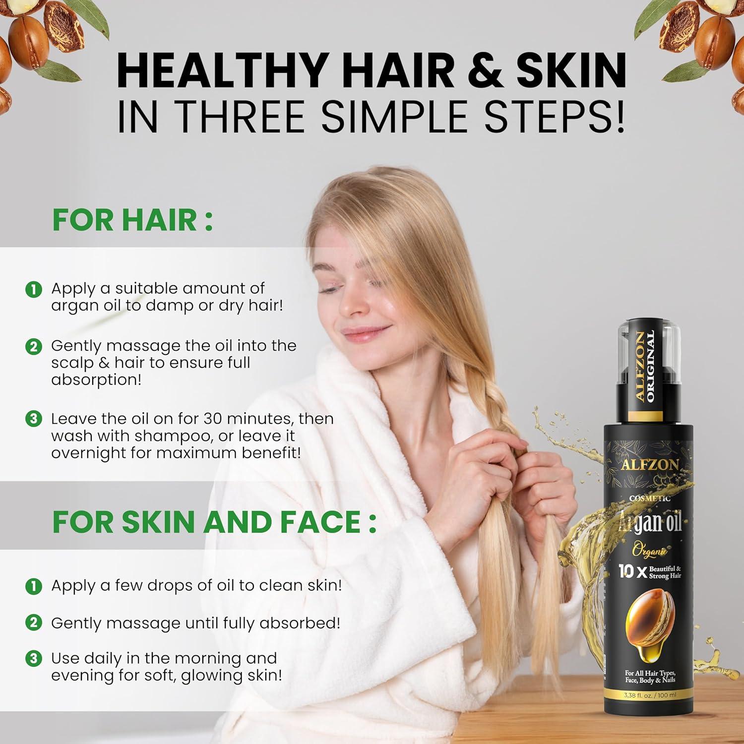 Aceite de Argán Marroquí 100% Puro Orgánico 95.7g - Hidratante