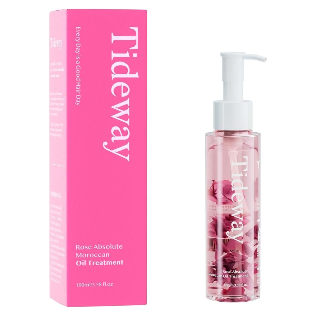 Aceite de Rosa TIDEWAY 181g - Nutrición y Brillo para Cabello