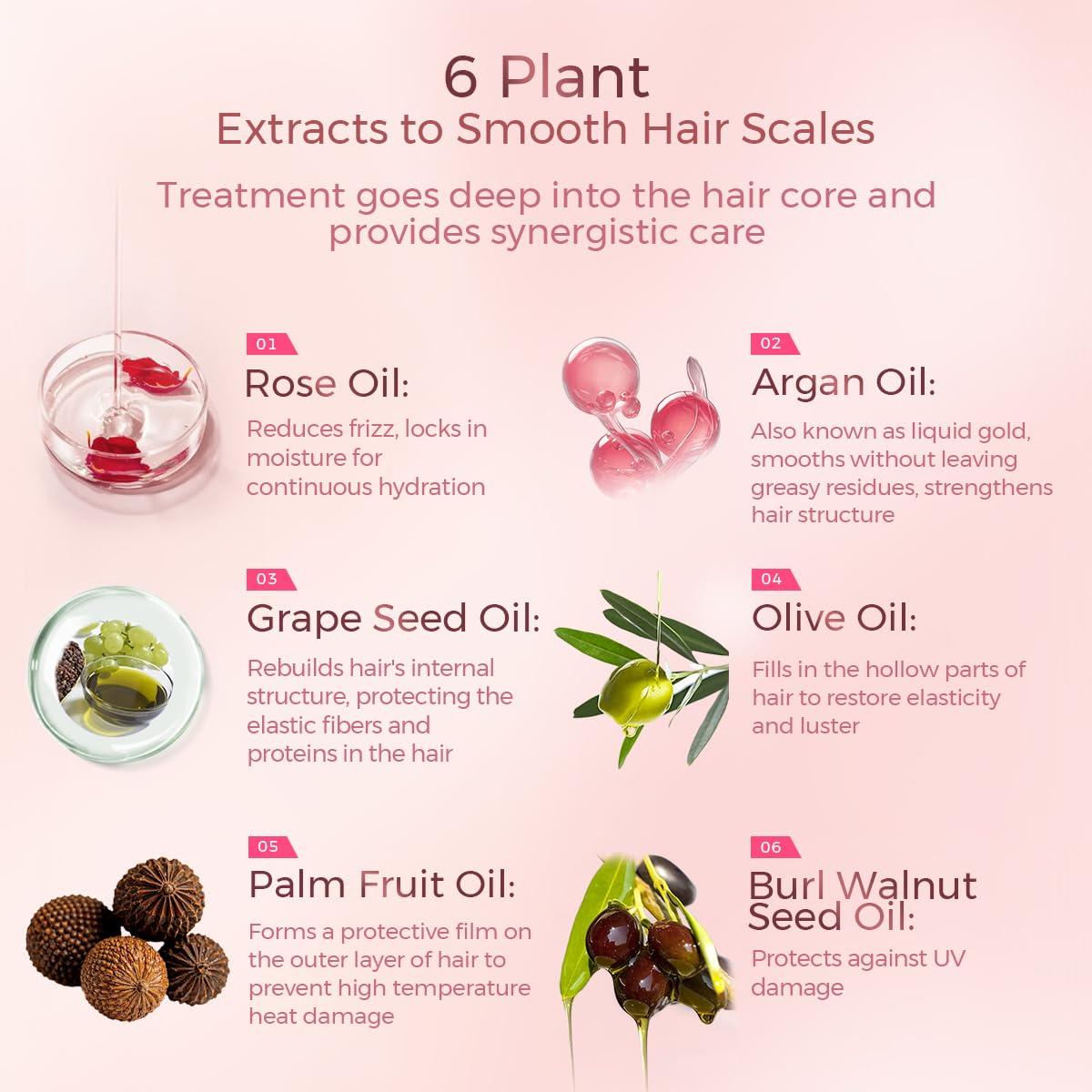 Aceite de Rosa TIDEWAY 181g - Nutrición y Brillo para Cabello