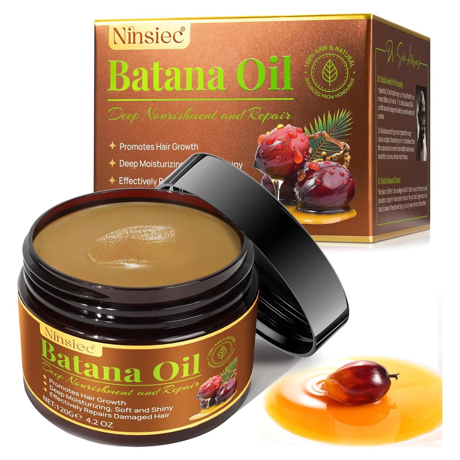 Aceite de Batana Crudo Ninsiec 159g - Crecimiento Cabello Puro