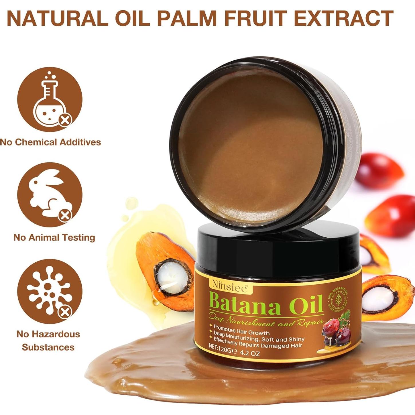 Aceite de Batana Crudo Ninsiec 159g - Crecimiento Cabello Puro