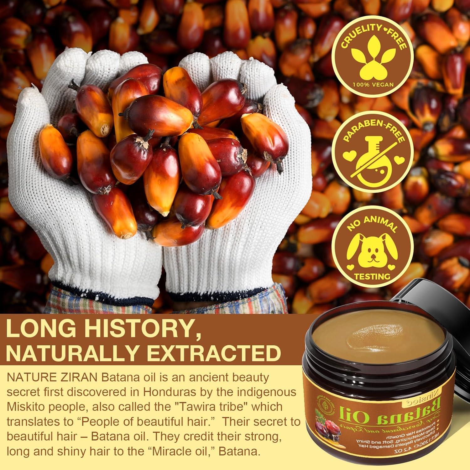 Aceite de Batana Crudo Ninsiec 159g - Crecimiento Cabello Puro