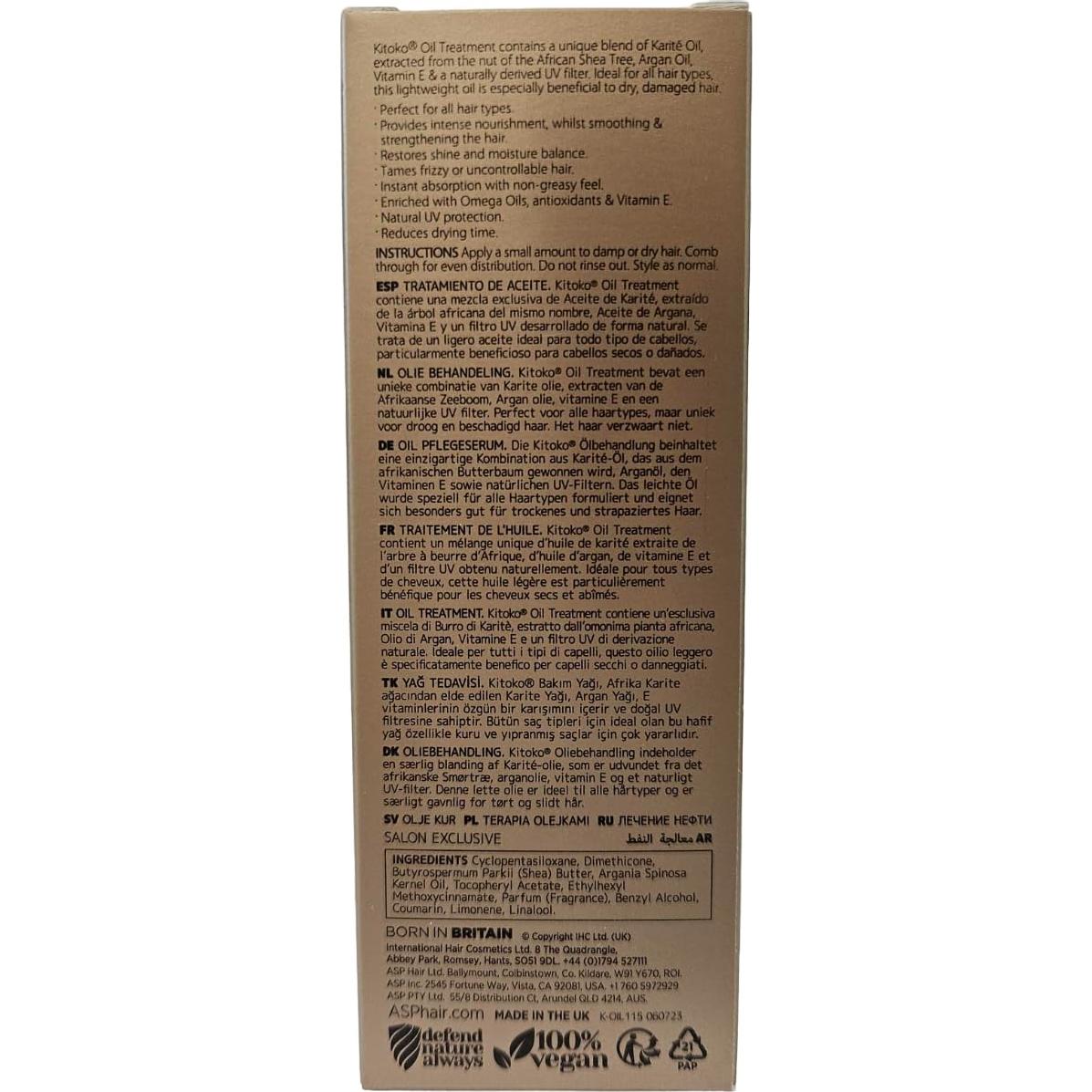 Tratamiento de Aceite Kitoko 109.4g con Bomba Dosificadora