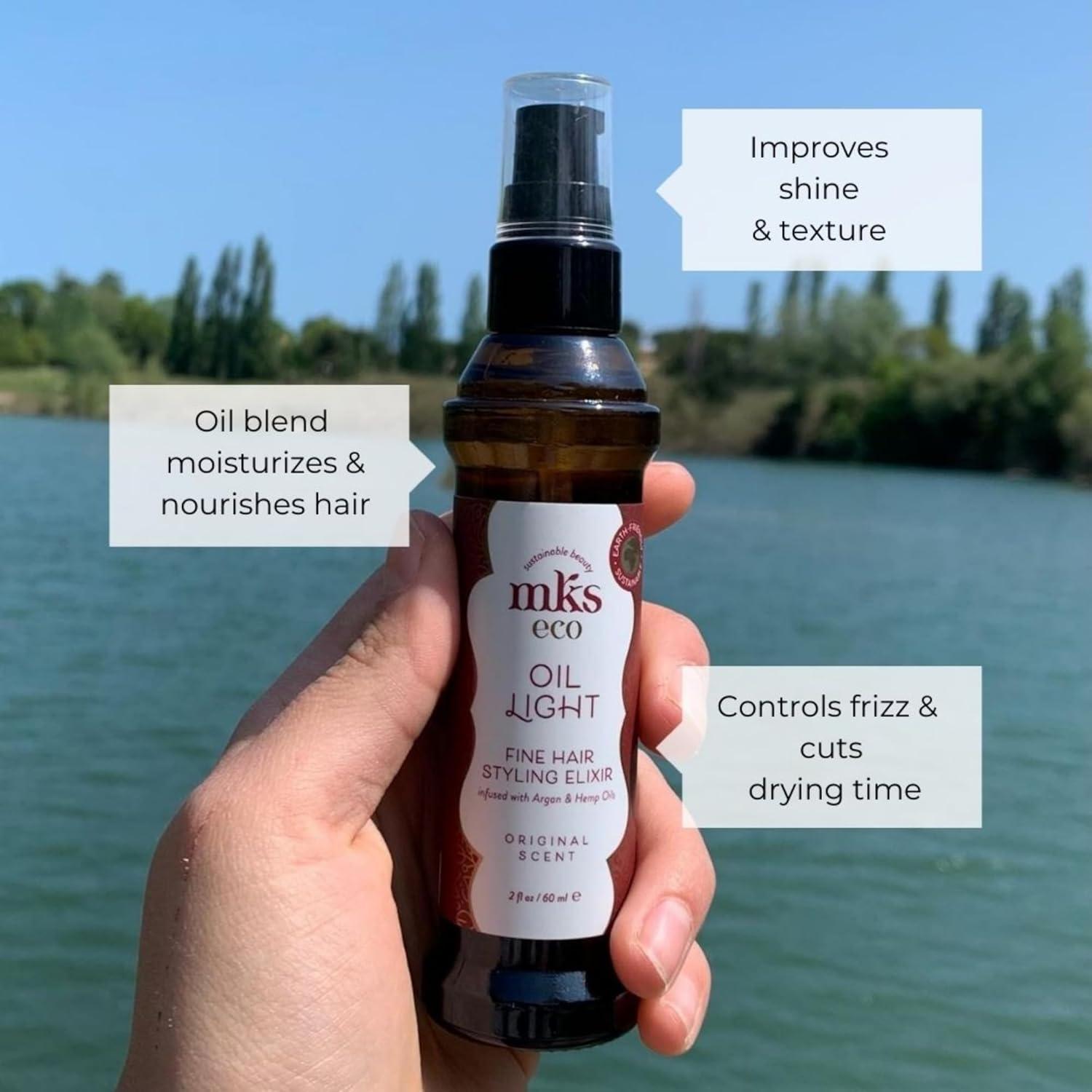 MKS Eco Aceite Ligero 59 ml - Elixir para Cabello Fino