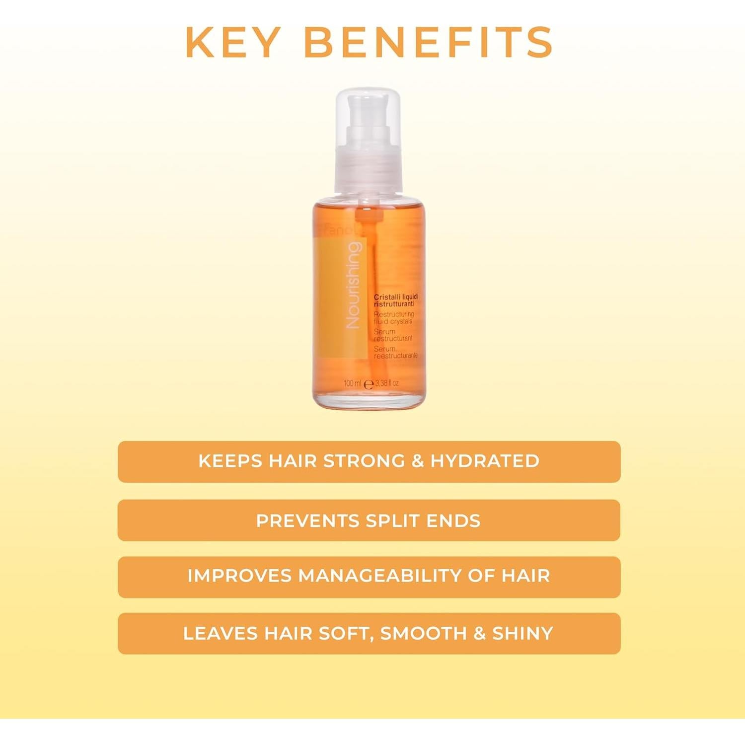 Sérum Capilar Anti Frizz Fanola 100 mL - Aloe Vera y Linaza