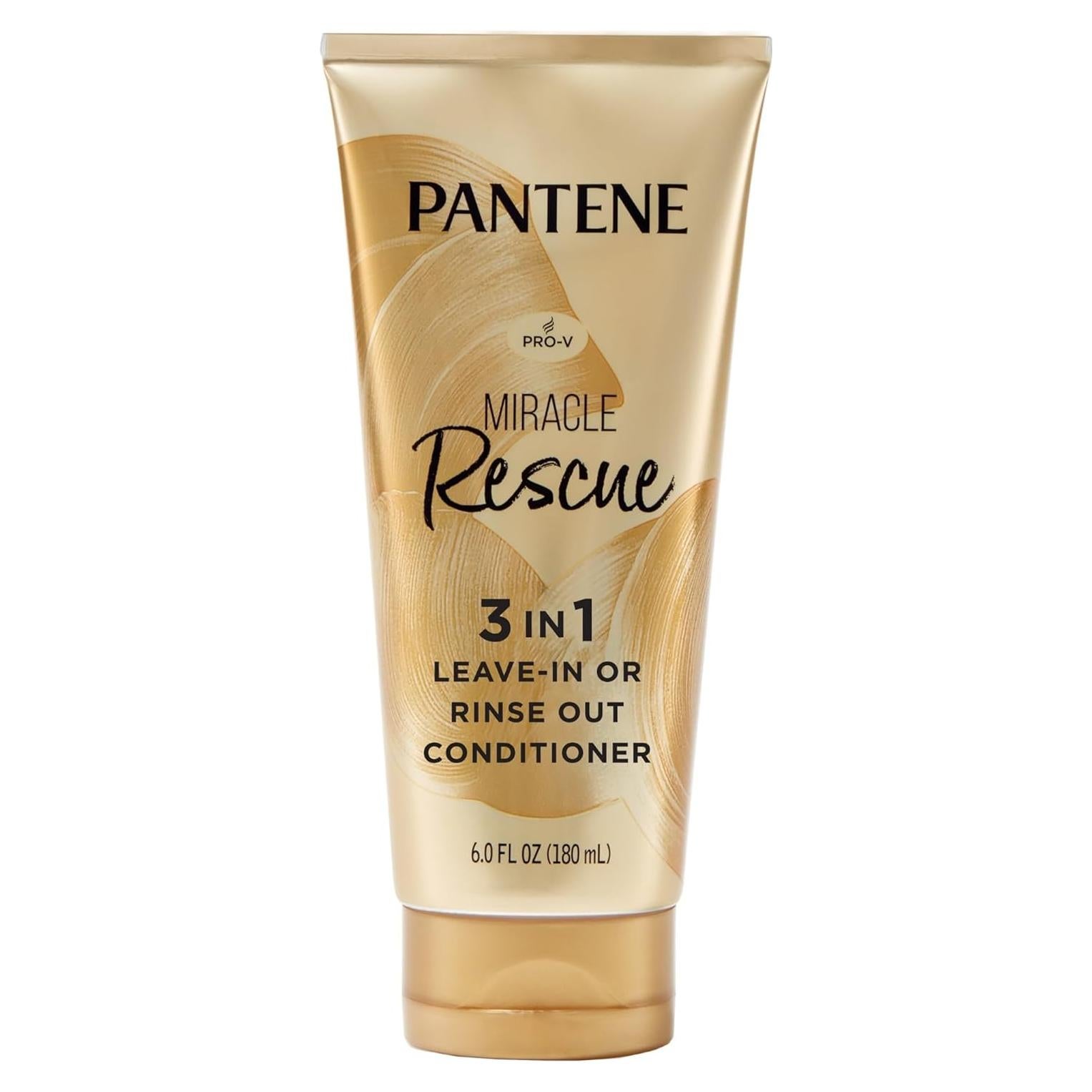 Acondicionador sin enjuague Pantene Miracle Rescue 177 ml - Hidratante y protector térmico