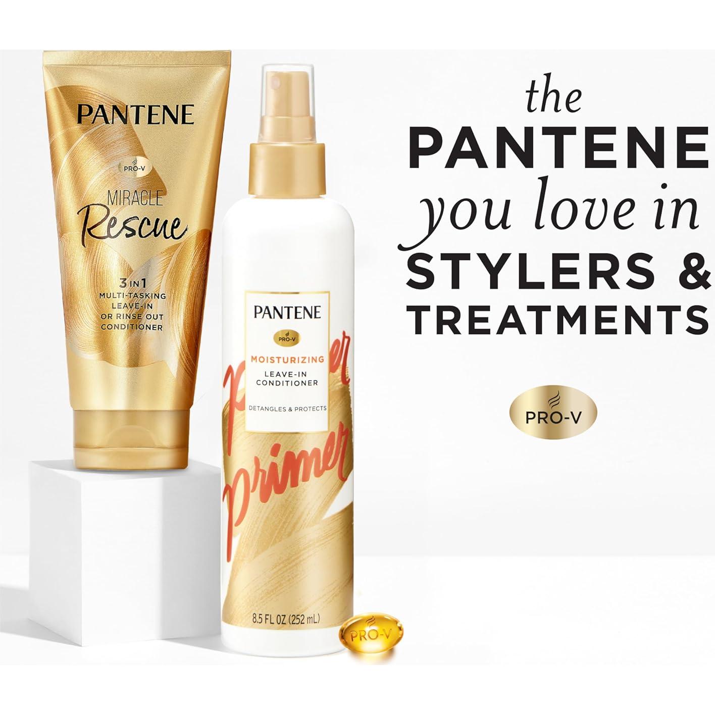 Acondicionador sin enjuague Pantene Miracle Rescue 177 ml - Hidratante y protector térmico