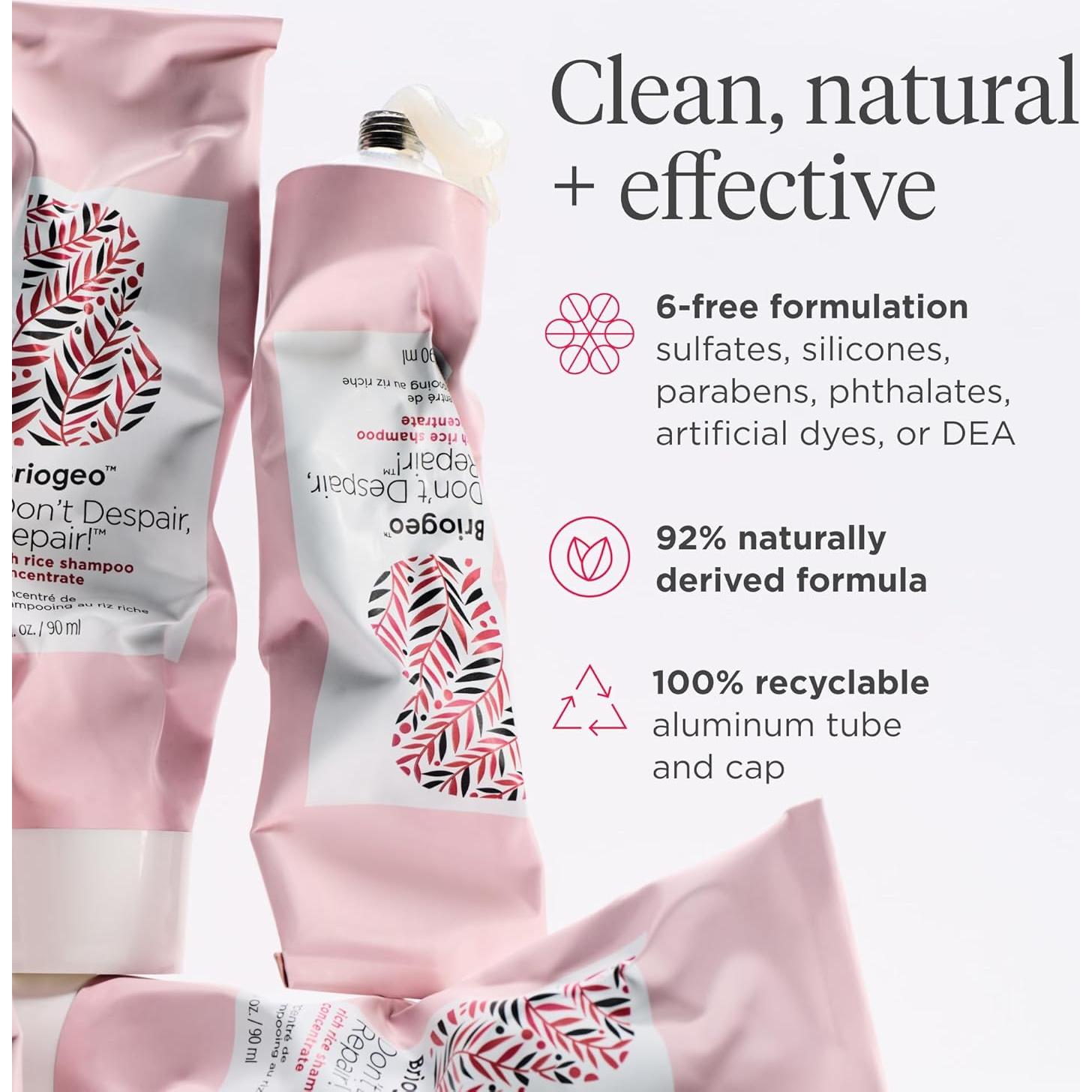 Champú Concentrado Briogeo No Desesperes, Repara! 88.7 ml - Vegano