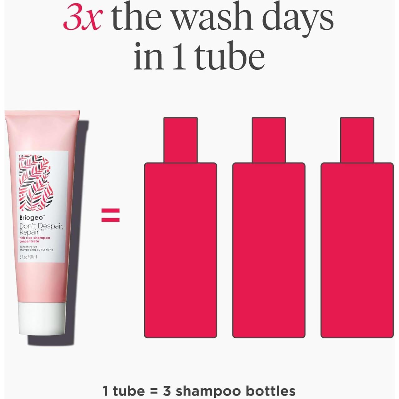 Champú Concentrado Briogeo No Desesperes, Repara! 88.7 ml - Vegano