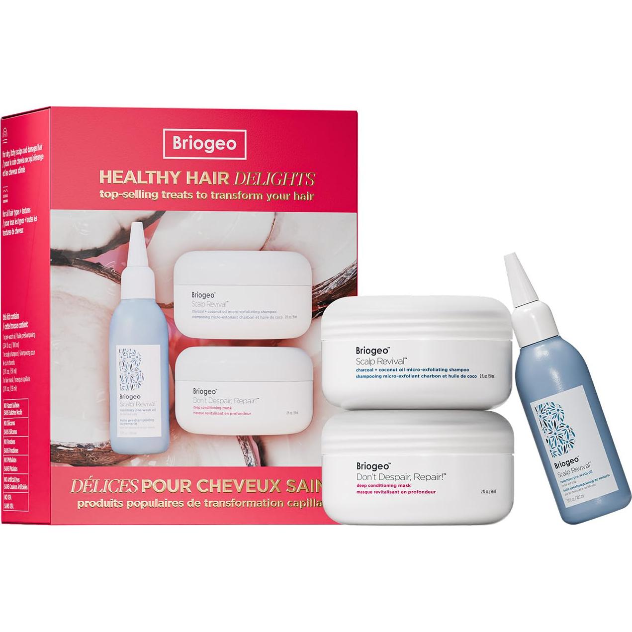 Kit de Cuidado Capilar Briogeo - Reparación Cuero Cabelludo y Cabello