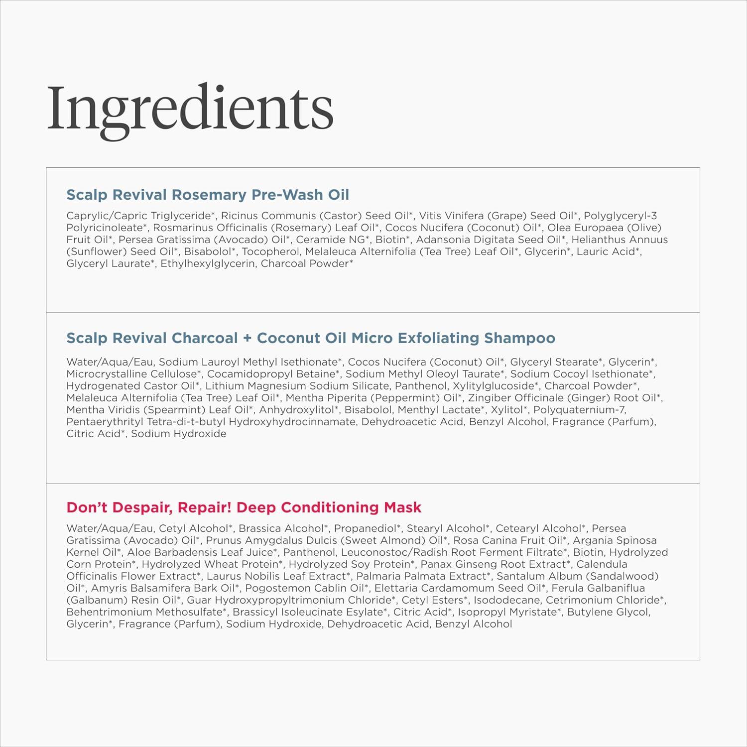 Kit de Cuidado Capilar Briogeo - Reparación Cuero Cabelludo y Cabello