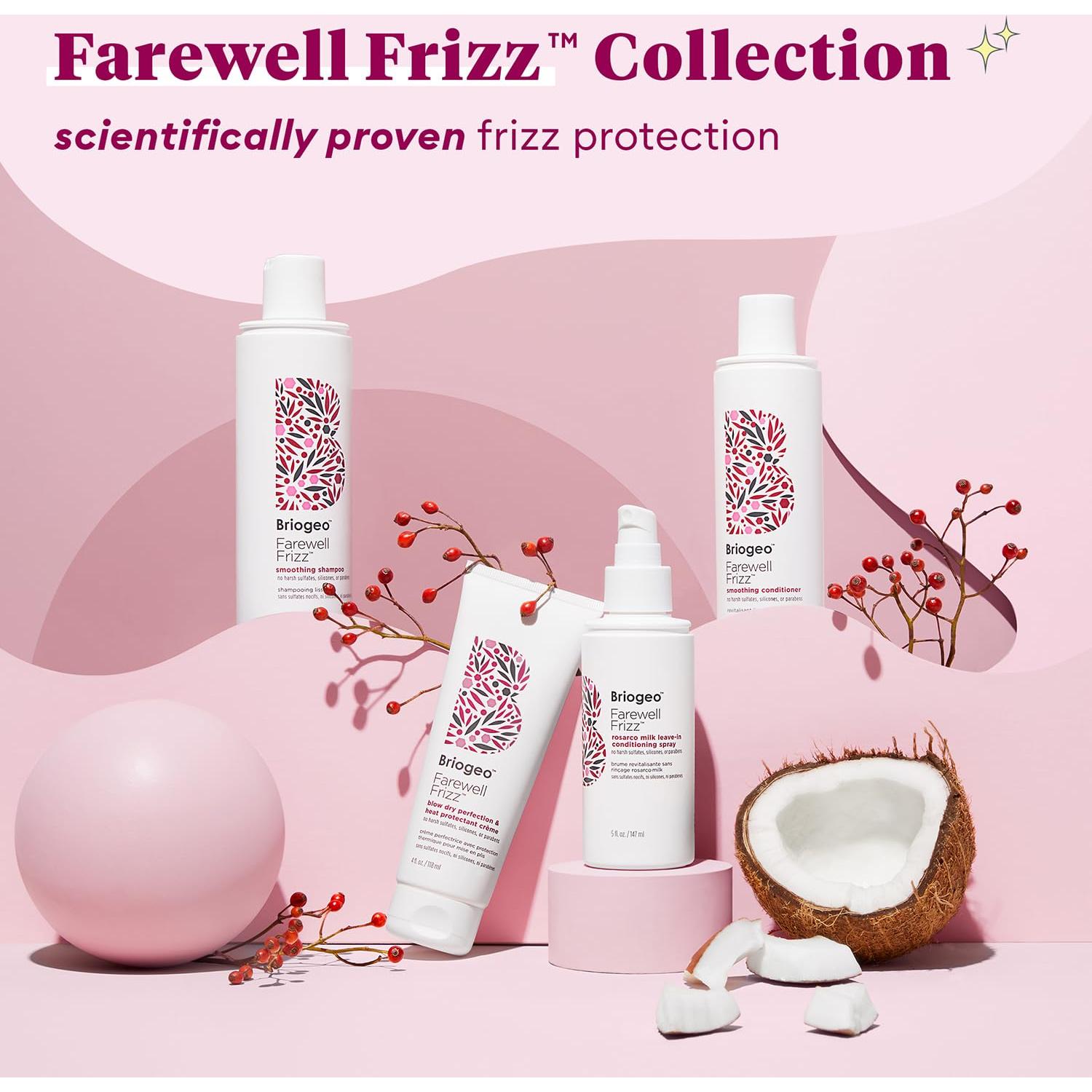 Crema Anti Frizz Briogeo 118 ml - Protector de Calor Vegano