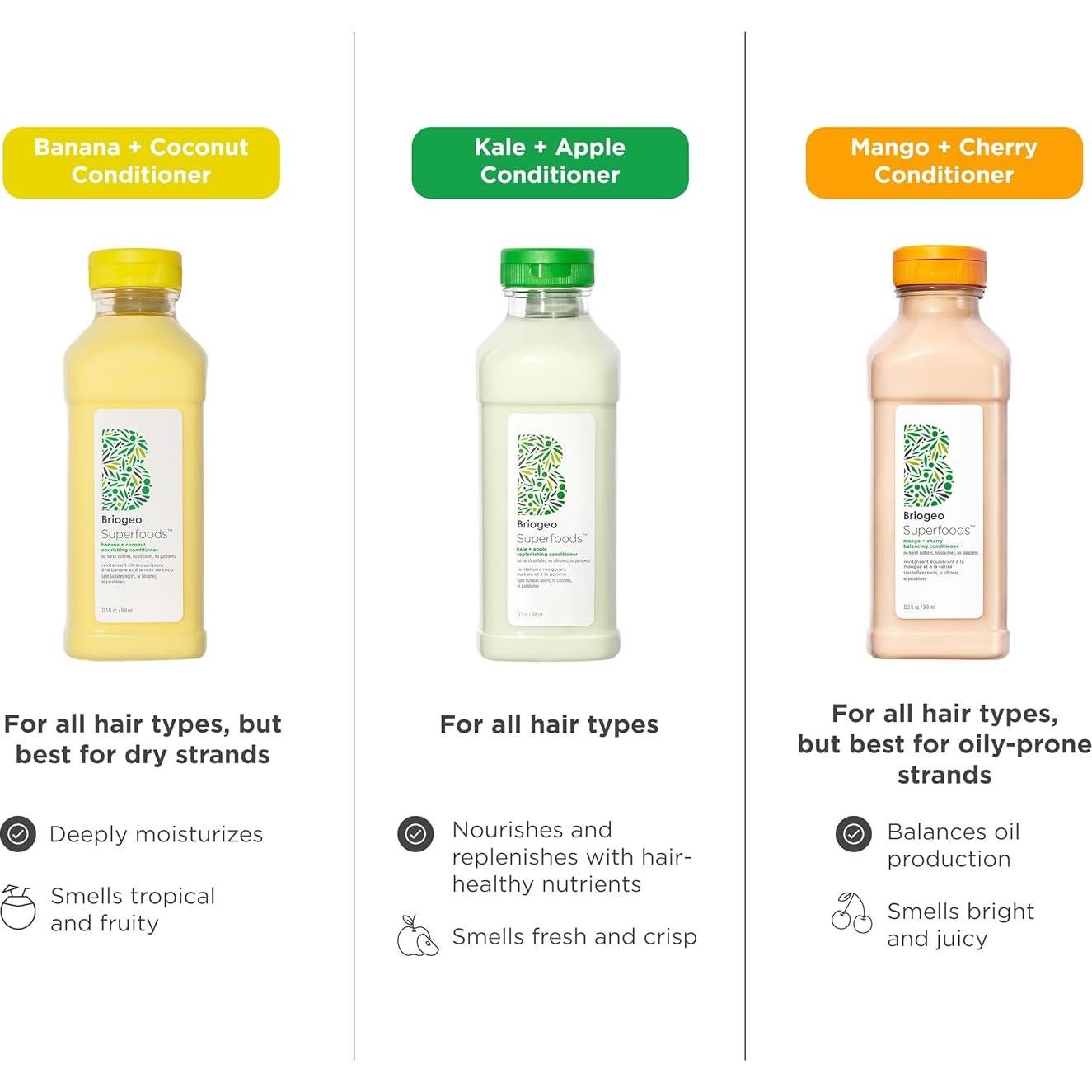 Acondicionador Nutritivo Briogeo Superfoods 354ml Banana + Coco