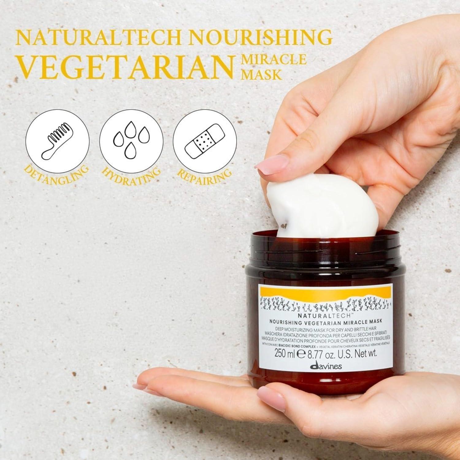 Máscara Capilar Davines Naturaltech Nourishing 260 ml Hidratante