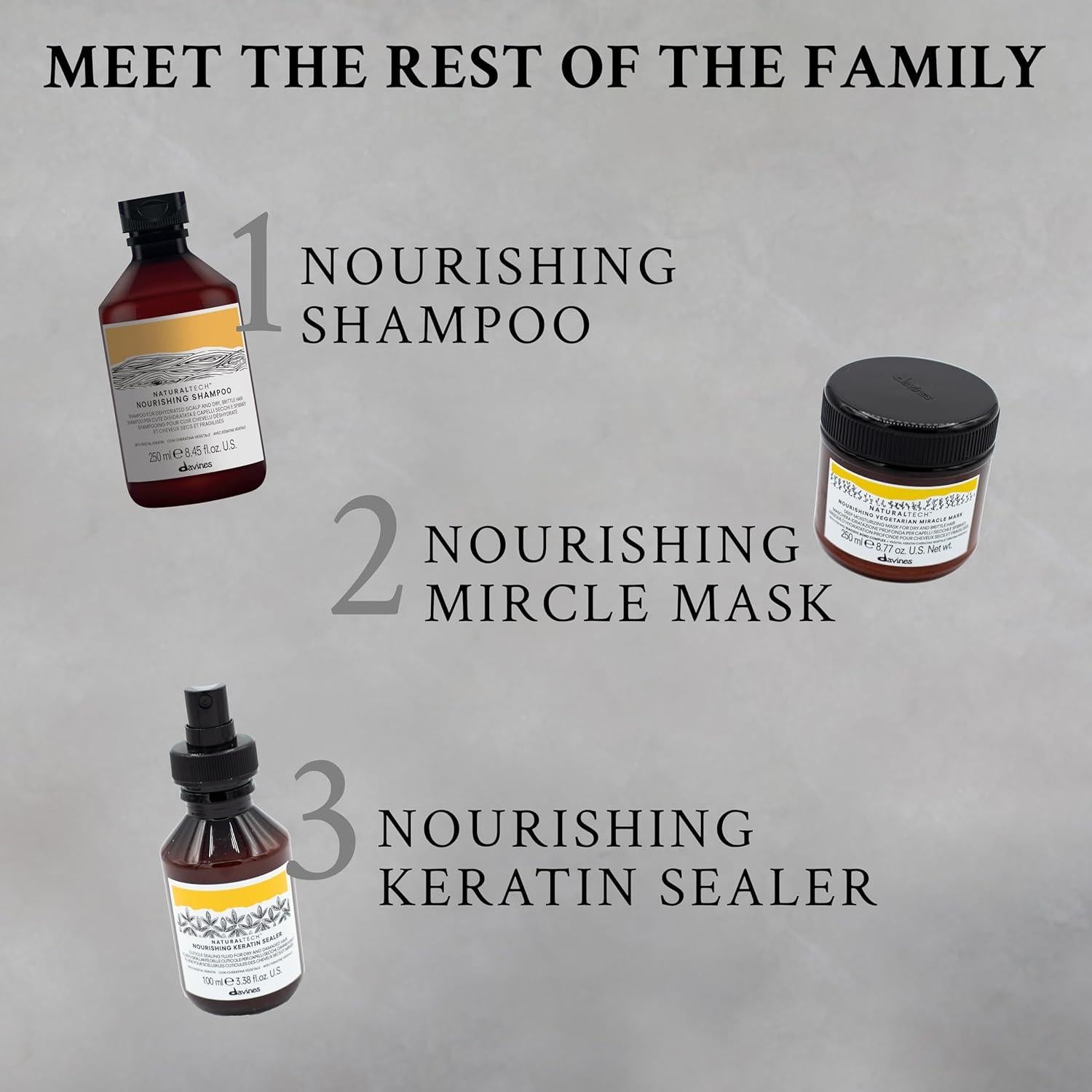 Máscara Capilar Davines Naturaltech Nourishing 260 ml Hidratante