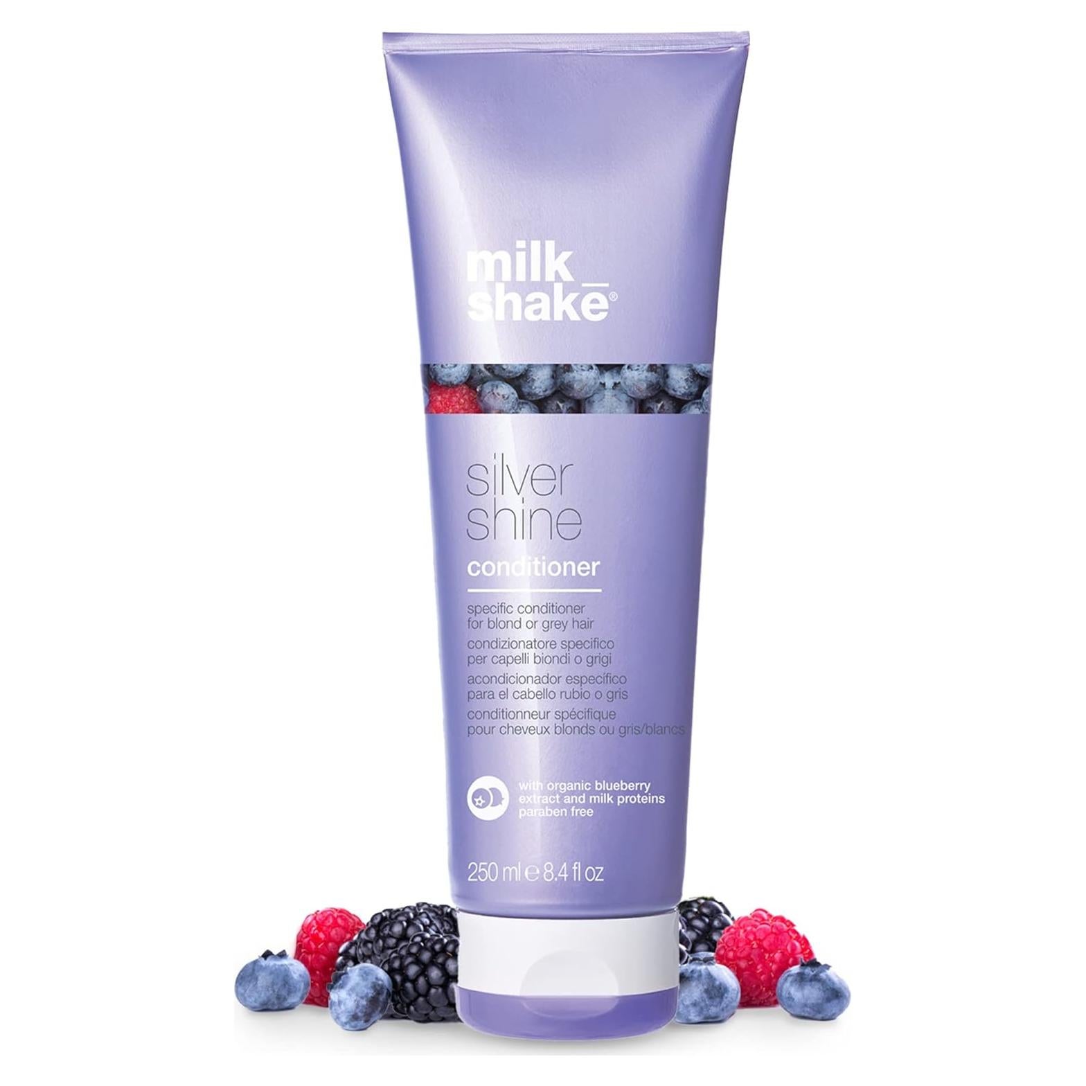 Acondicionador Milk Shake Silver Shine 248 ml - Tonificador Rubios