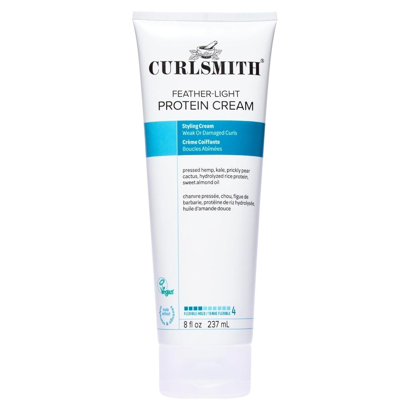 CURLSMITH Crema de Proteína Ligera para Rizos 226 g - Vegana