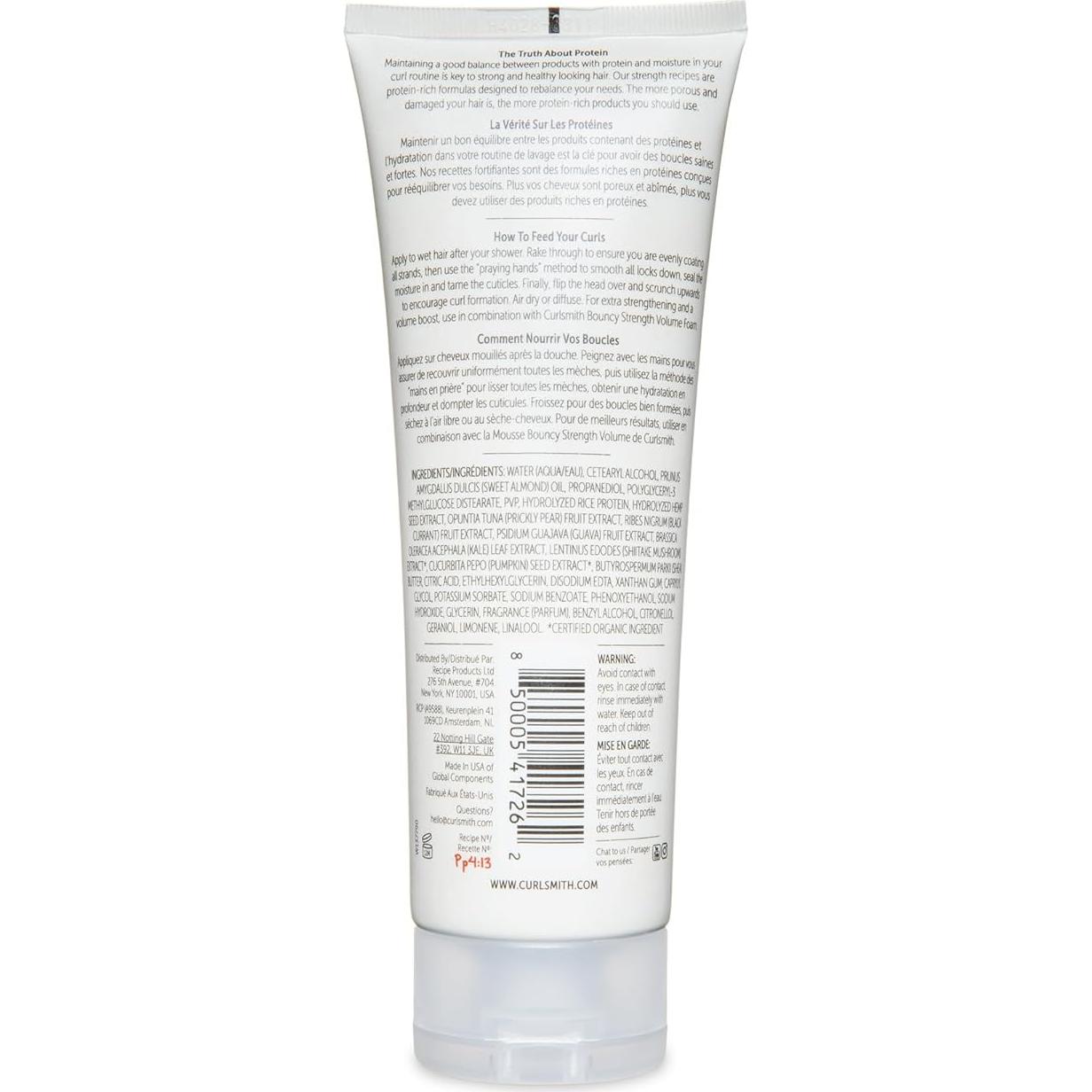 CURLSMITH Crema de Proteína Ligera para Rizos 226 g - Vegana