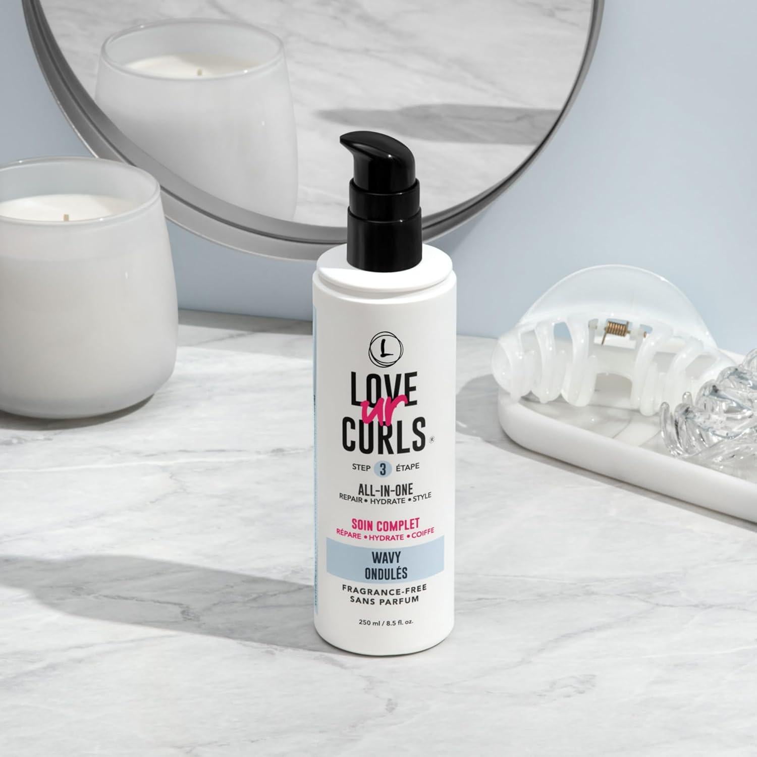 Crema para Rizos Todo en Uno Love Ur Curls 250mL Sin Fragancia