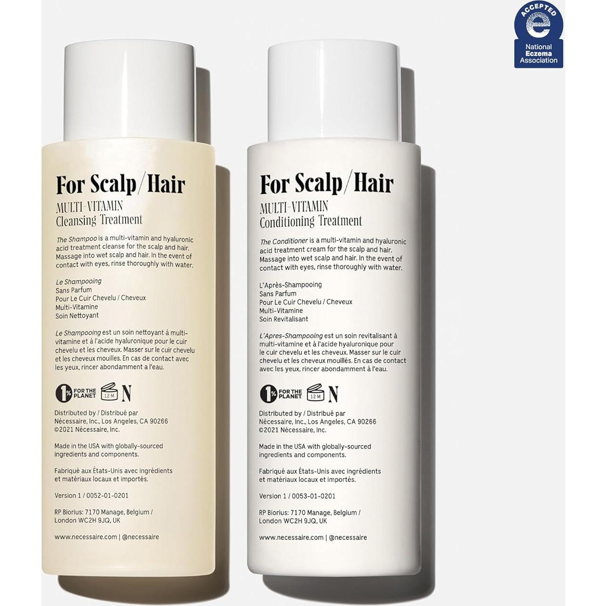 Nécessaire Dúo para el Cabello - Champú y Acondicionador 2 x 400ml