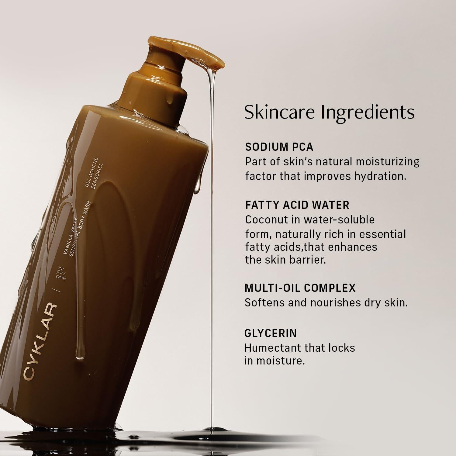 Gel de Ducha Hidratante Cyklar Vainilla Verve 490ml