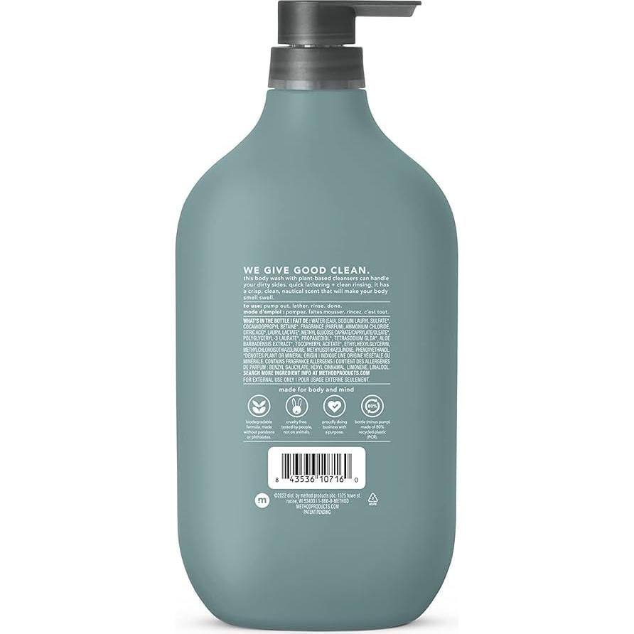 Jabón Corporal Method Mar + Surf 0.79 L Libre de Parabenos