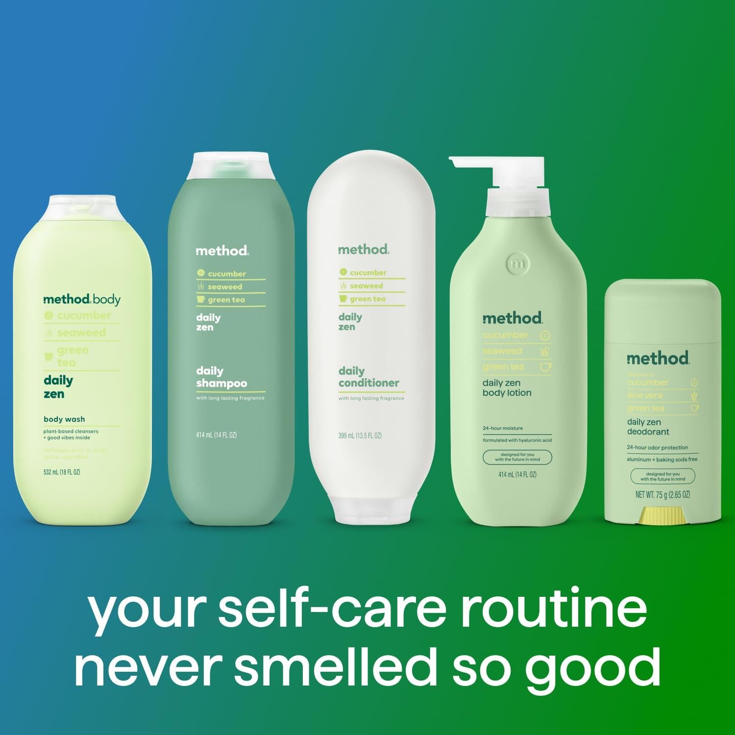 Jabón de Cuerpo Method Zen Diario 532 ml Libre de Parabenos