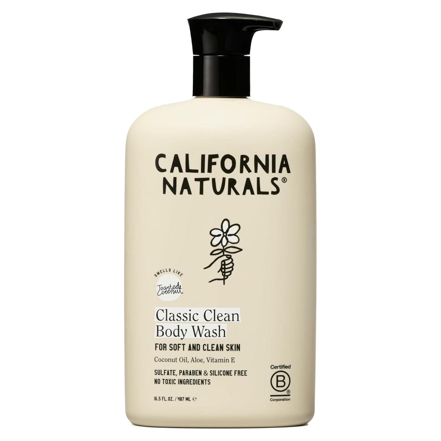 Gel de Ducha California Naturals Coco 489.2 ml Vegano Hidratante