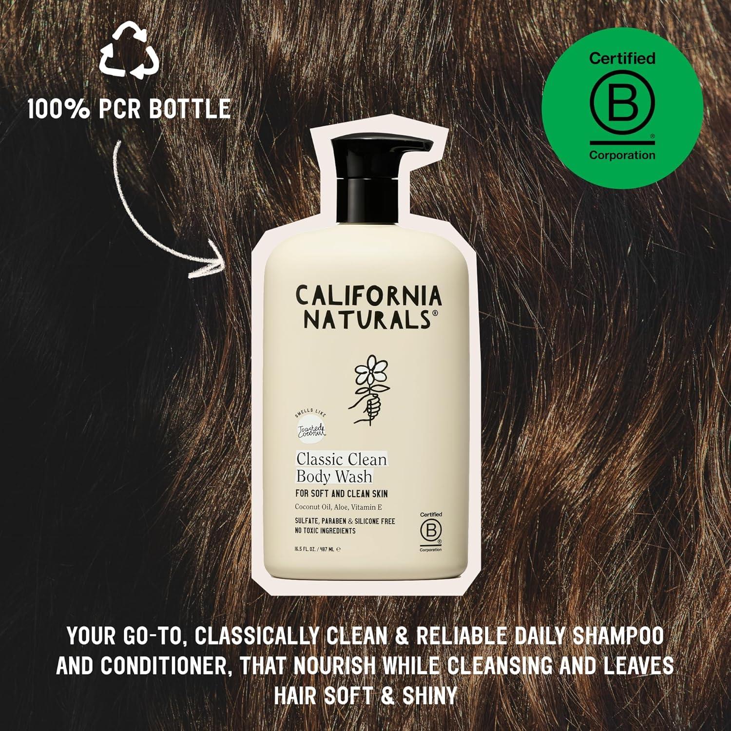 Gel de Ducha California Naturals Coco 489.2 ml Vegano Hidratante