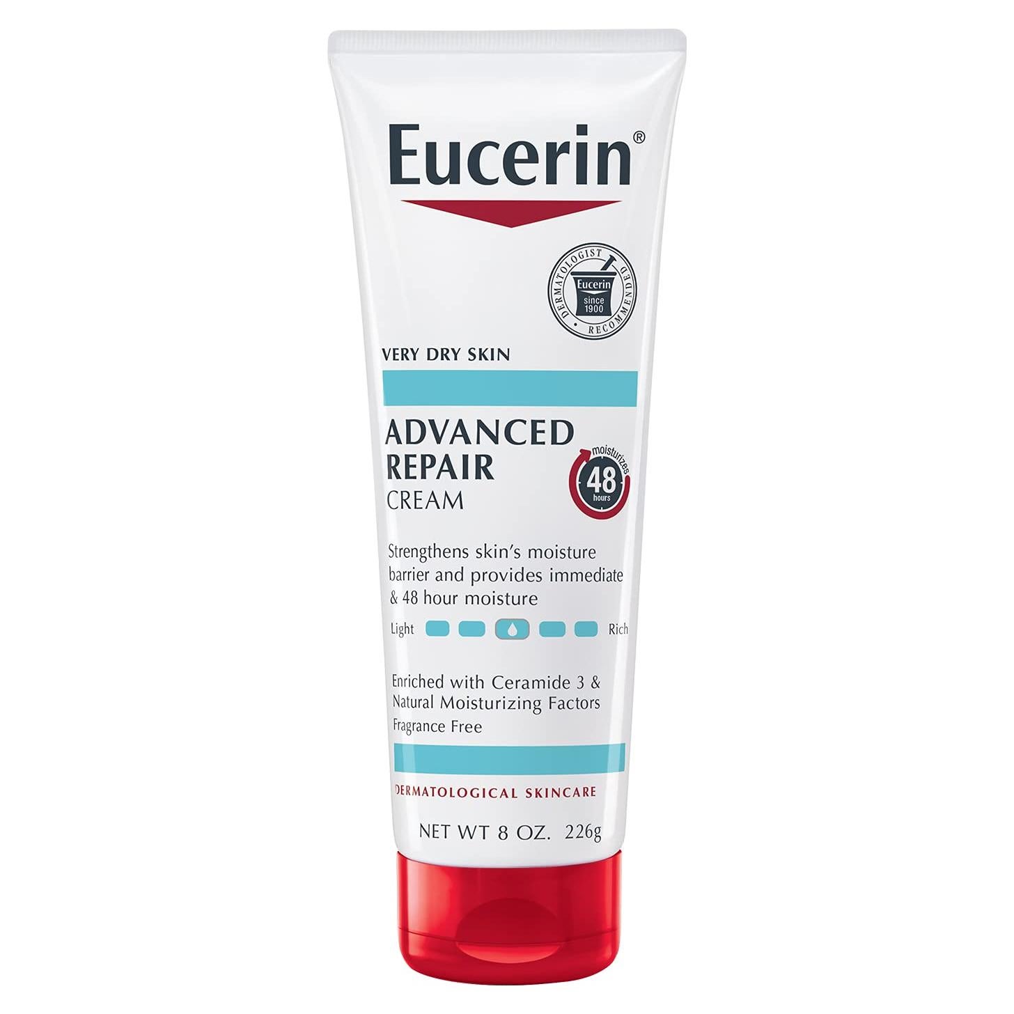 Crema Corporal Eucerin Advanced Repair 226.8 g Hidratante Sin Fragancia