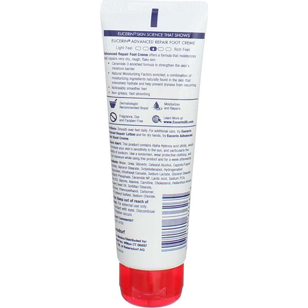 Crema para Pies Eucerin Advanced Repair 85 g - Piel Muy Seca