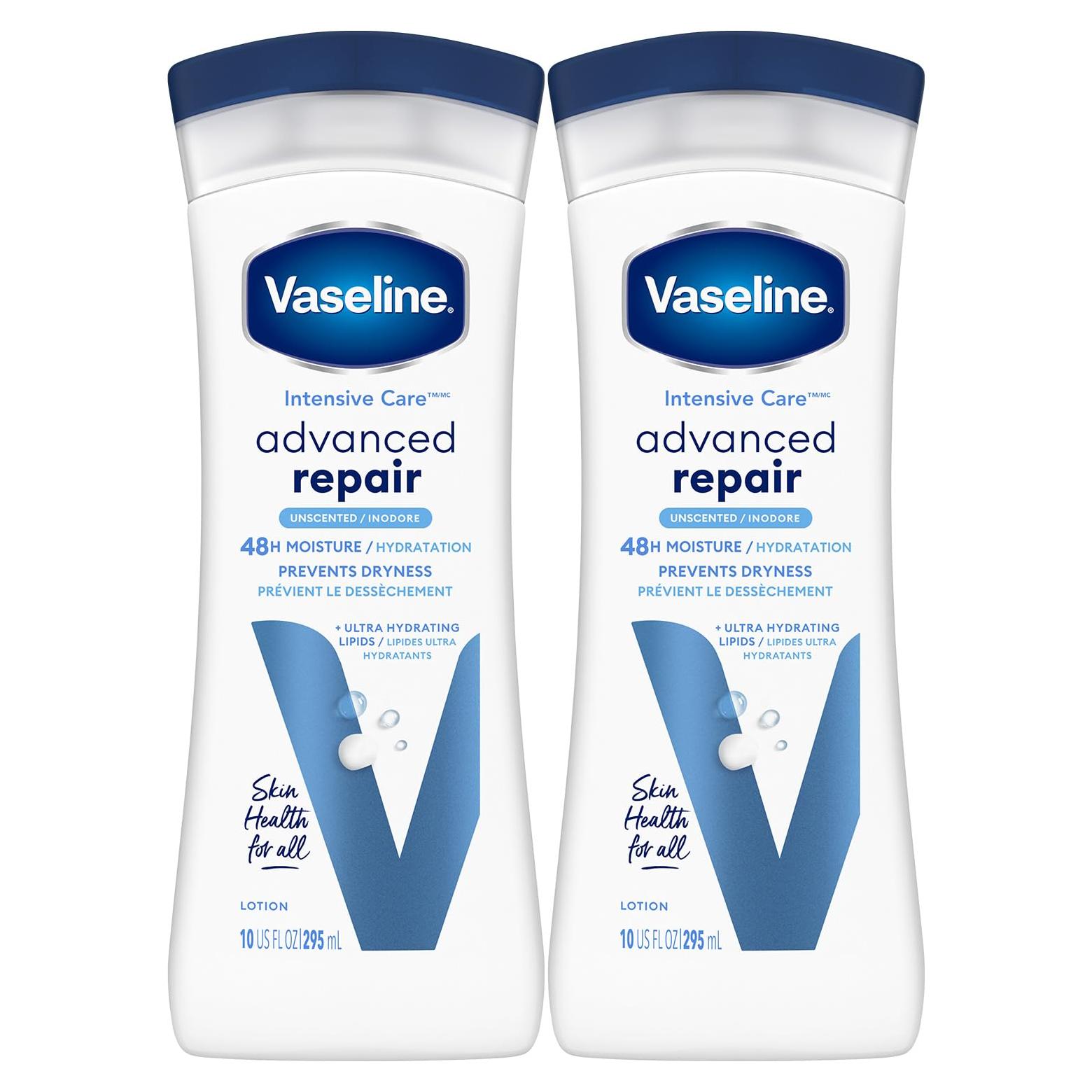 Loción Reparadora Intensiva Vaseline 400 ml - Paquete de 2