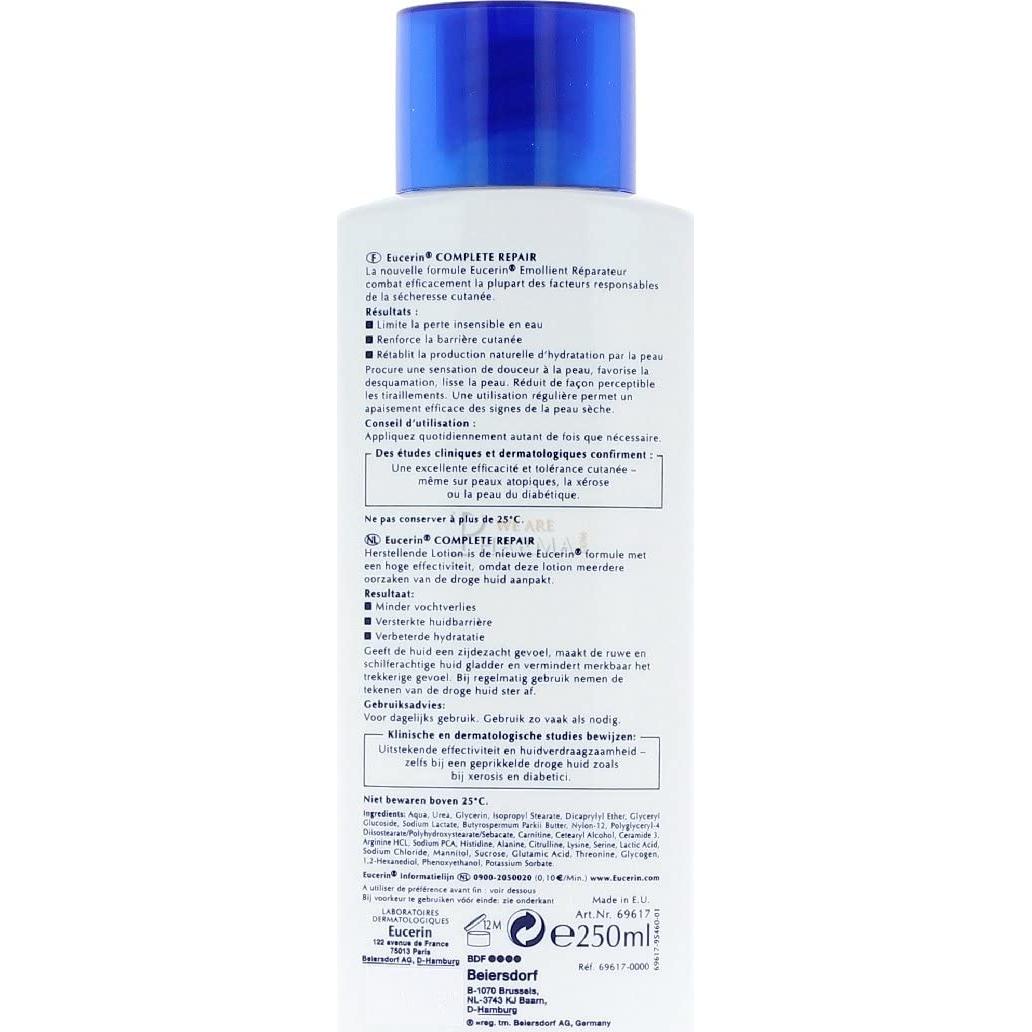 Loción Emoliente Eucerin Complete Repair 10% Urea 250 ml
