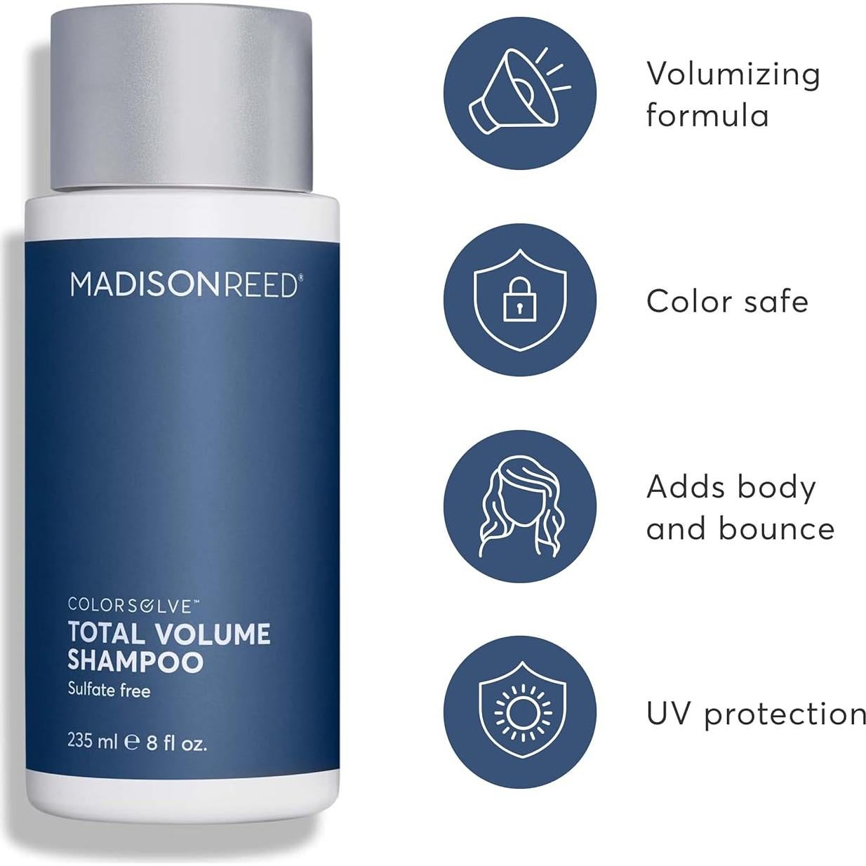 Champú Voluminizador Madison Reed ColorSolve 235 ml - Libre de Sulfatos