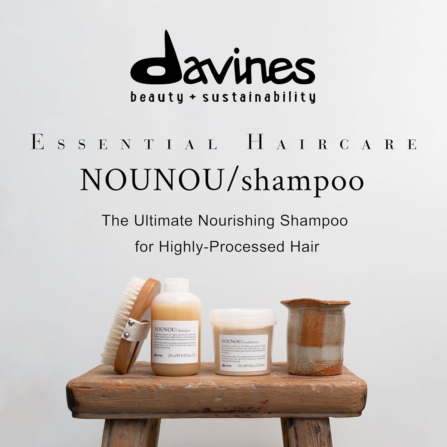 Champú y Acondicionador Hidratante Davines NOUNOU 250ml