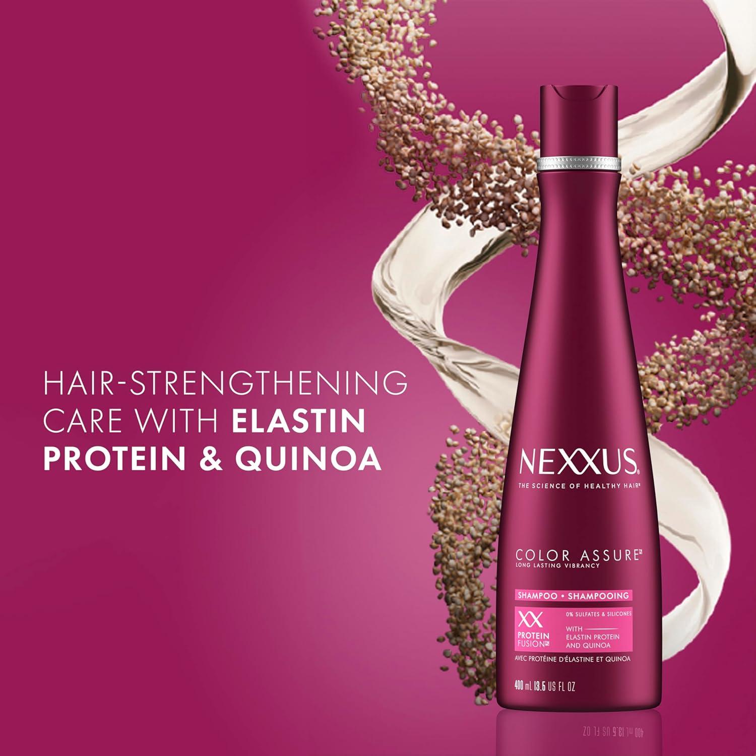 Champú Nexxus Color Assure Sin Sulfatos 381 ml para Cabello Tratado