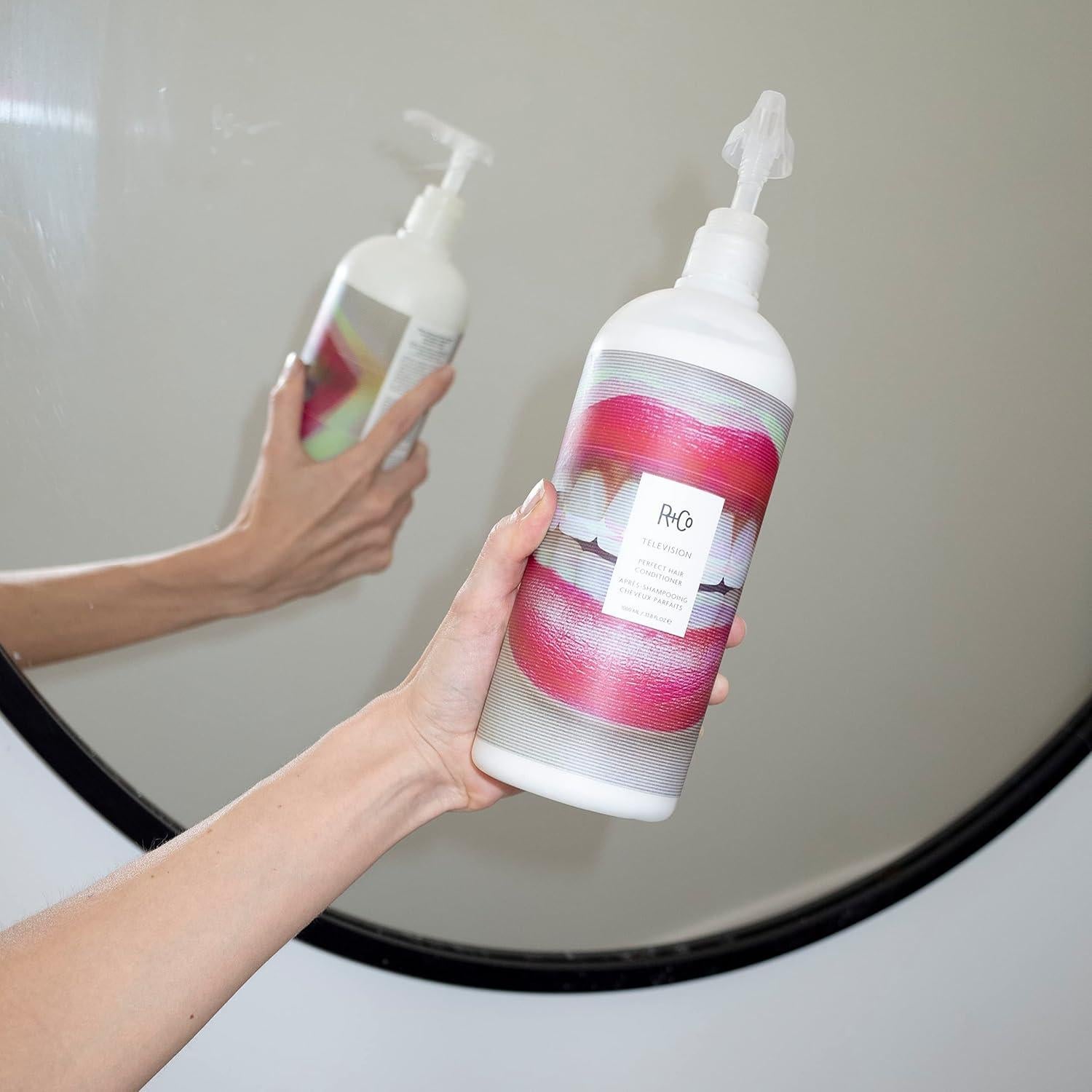 Acondicionador R+Co 1000 ml - Brillo y Suavidad para Cabello