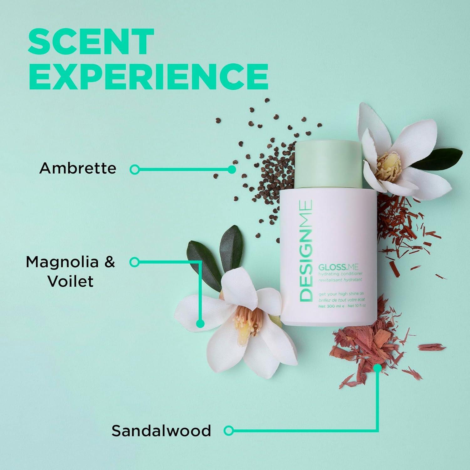 Acondicionador Hidratante GLOSS.ME Design.Me 296 ml para Cabello Dañado