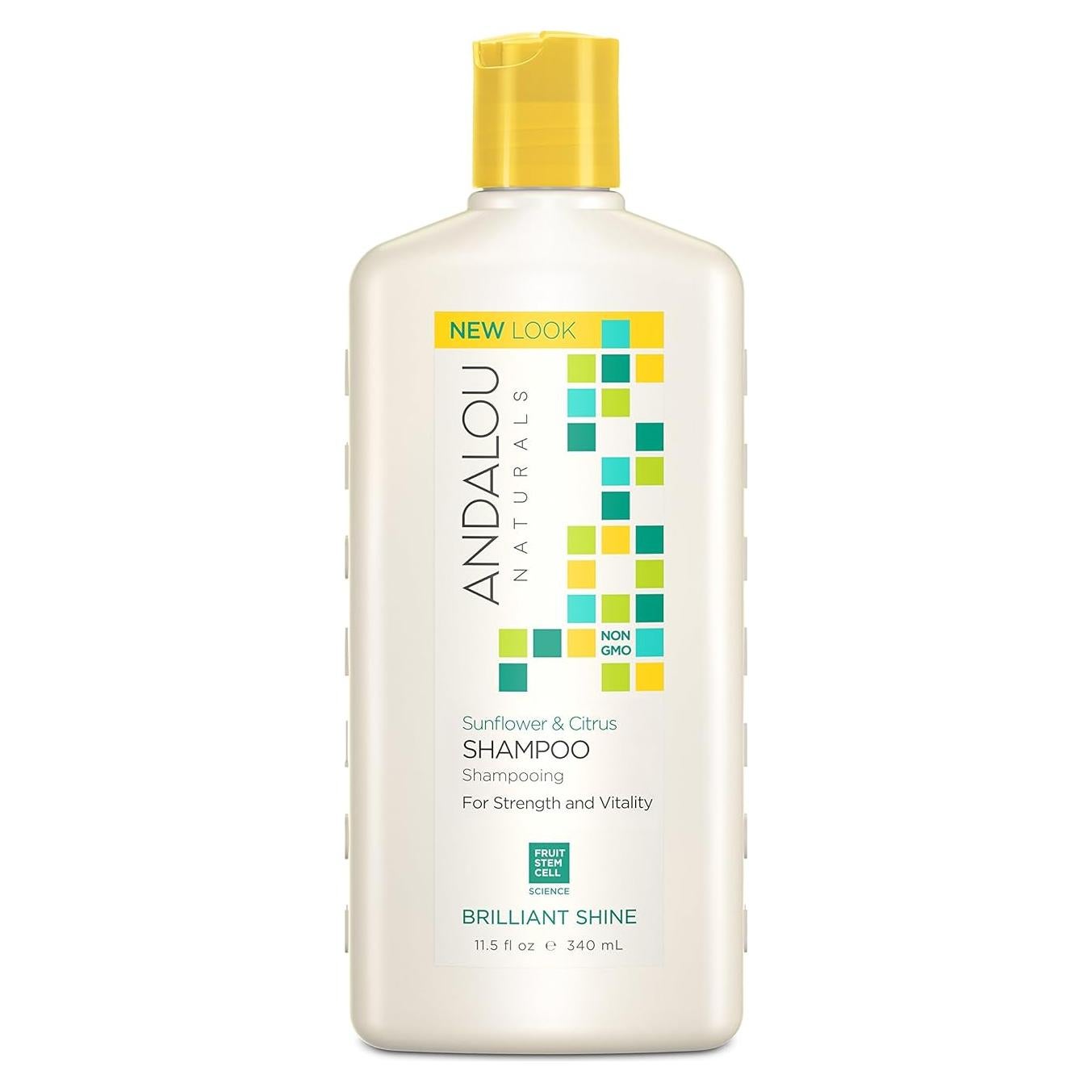 Champú Brillante Andalou Naturals 325g - Girasol y Cítricos