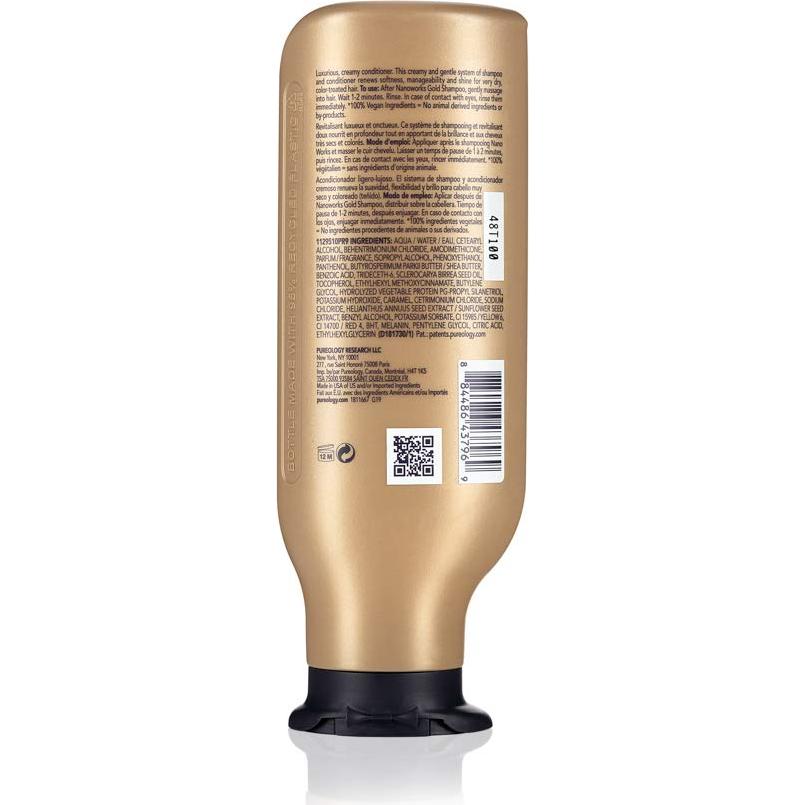 Acondicionador Pureology Nanoworks Gold 266 ml - Cabello Seco y Tratado