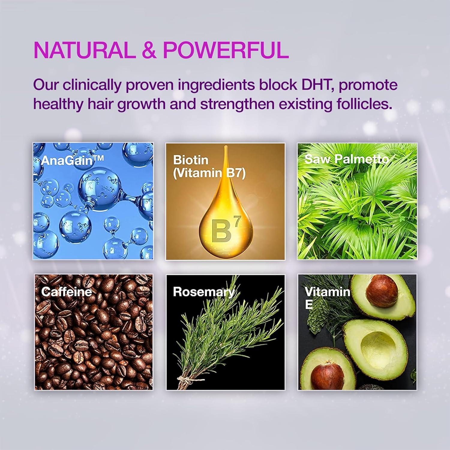 Champú Sheology para Crecimiento del Cabello Fino - Biotina, Queratina, DHT