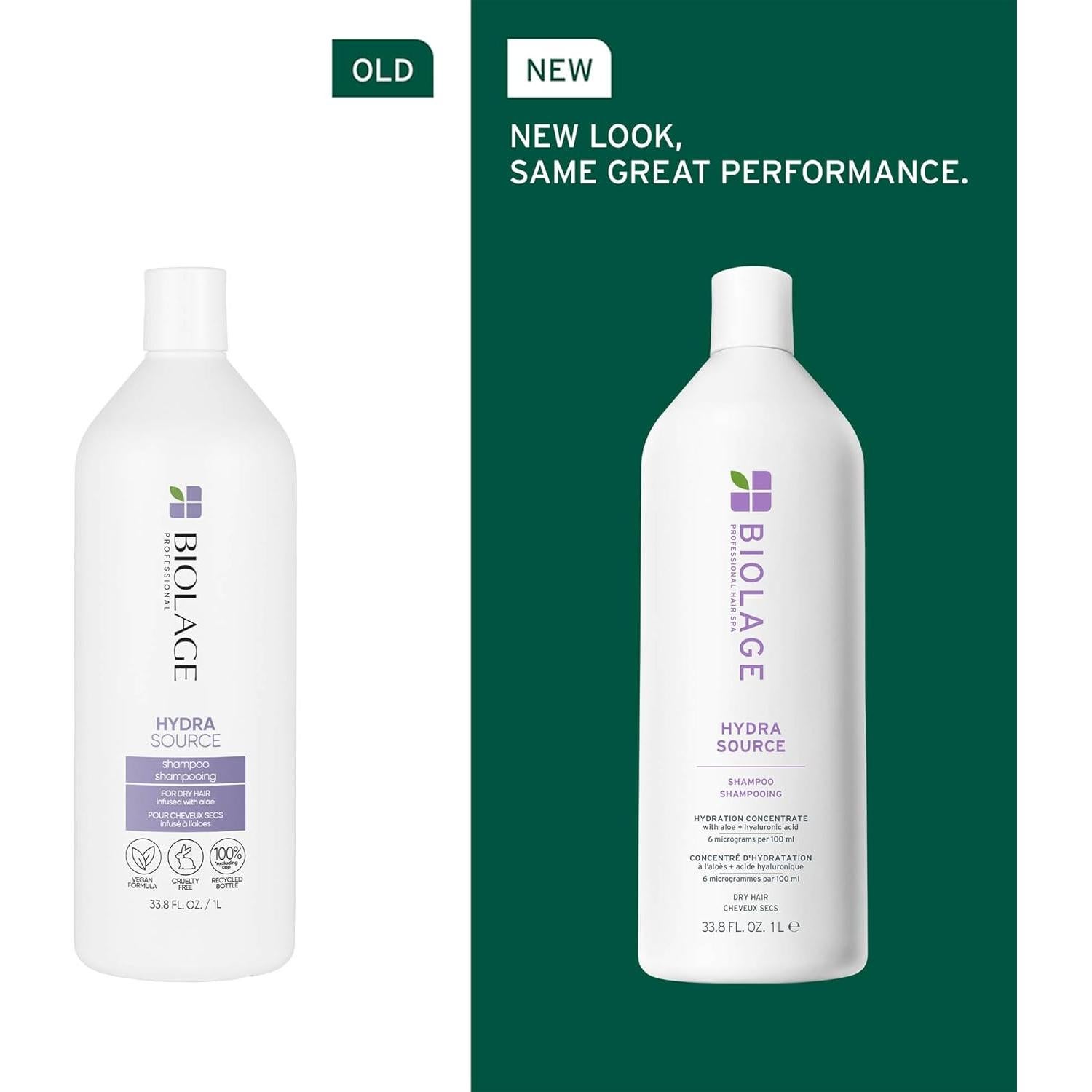 Conjunto Champú y Acondicionador Biolage Hydra Source 2x1000ml