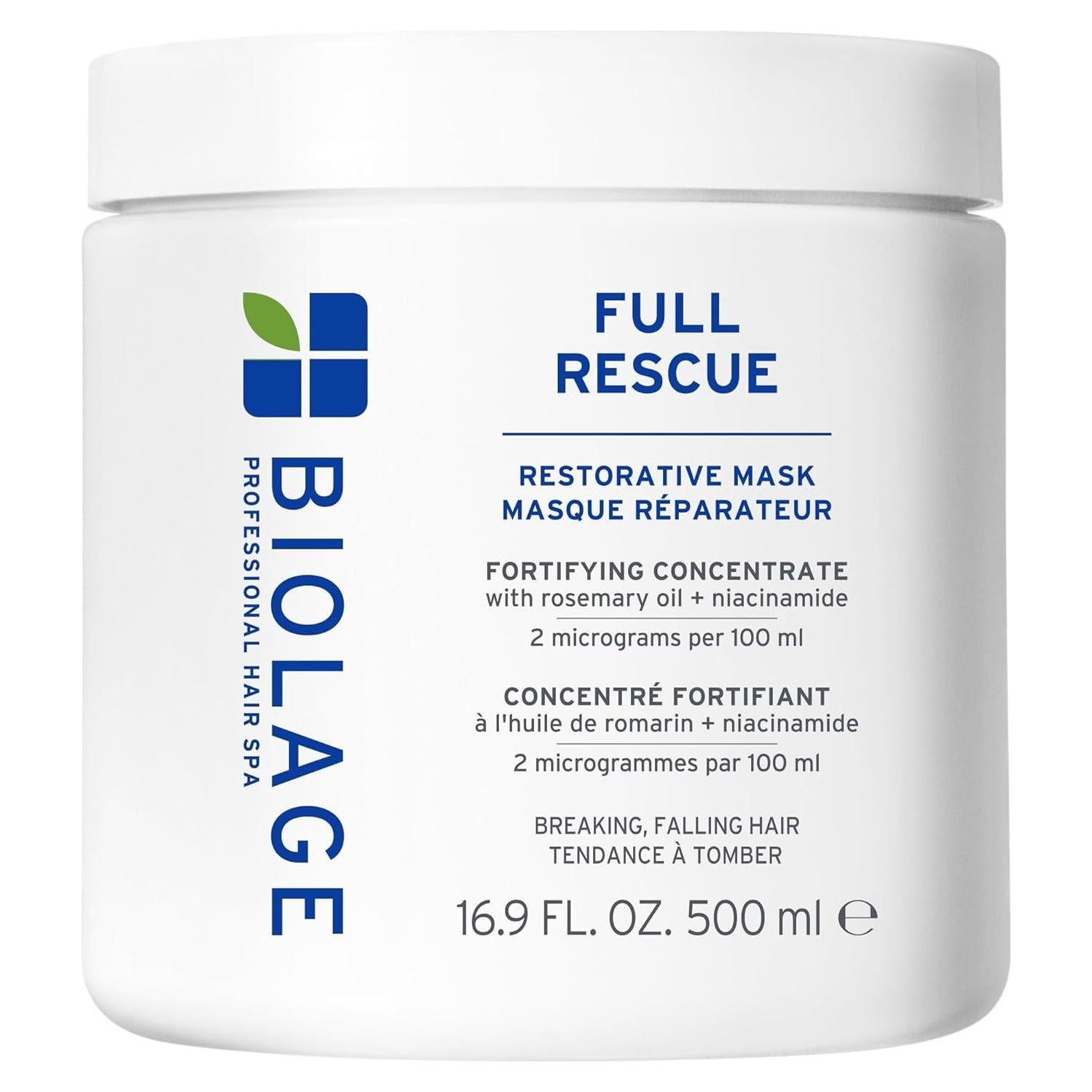 Mascarilla Capilar Biolage Full Rescue 500 ml - Fortalece y Acondiciona