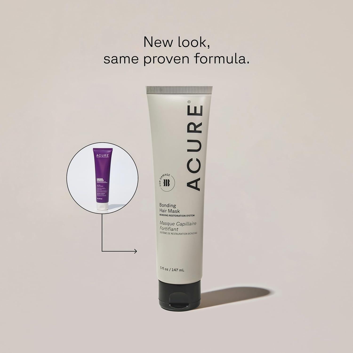 Mascarilla Capilar Acure Bonding 148 ml - Acondicionador Profundo Vegano